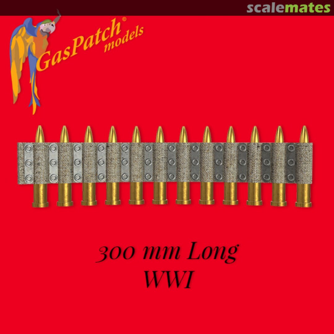 Boxart Flexible Ammo belts WWI 18-48145 GasPatch Models