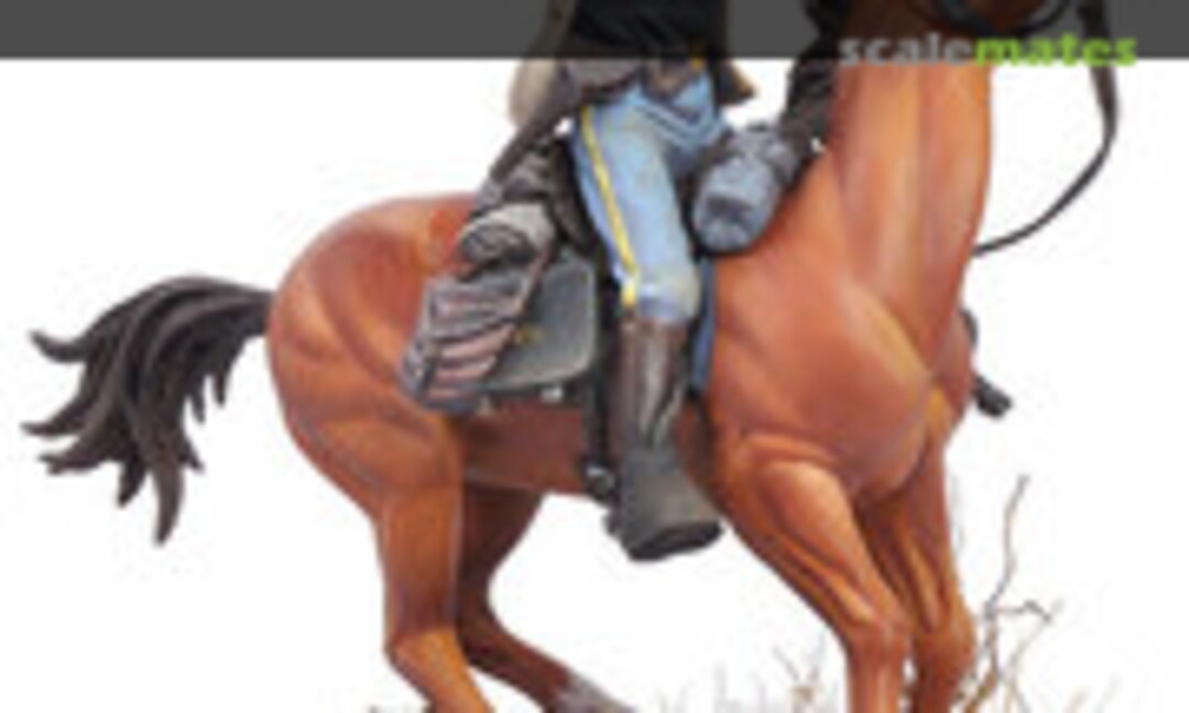 54mm US Cavalry Officer, 1876 (Andrea Miniatures S4-F43) S4-F43