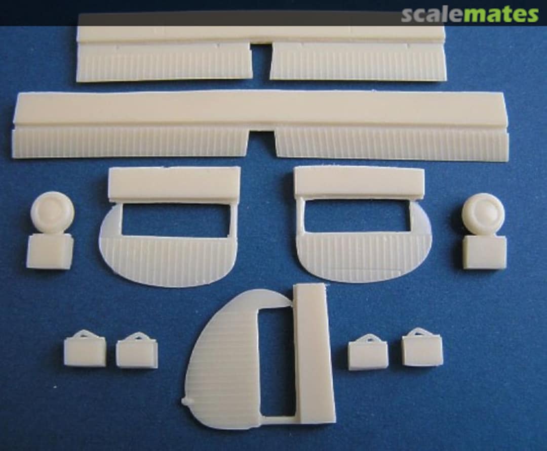 Boxart Cessna O-1E/F Bird Dog resin control surfaces & wheels U72-104 Pavla Models Boxart Cessna O-1E/F Bird Dog resin control surfaces & wheels U72-104 Pavla Models