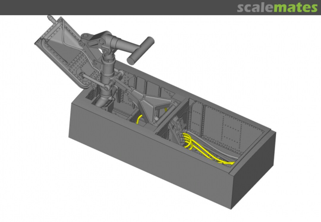 Boxart Mi-24 wheel bay RSU35XX ResKit Boxart Mi-24 wheel bay RSU35XX ResKit