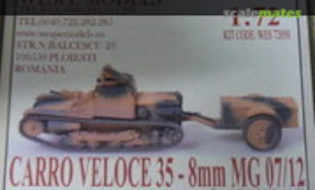 1:72 Carro Veloce 35-8mm MG07/12 (Wespe Models WES 72050)