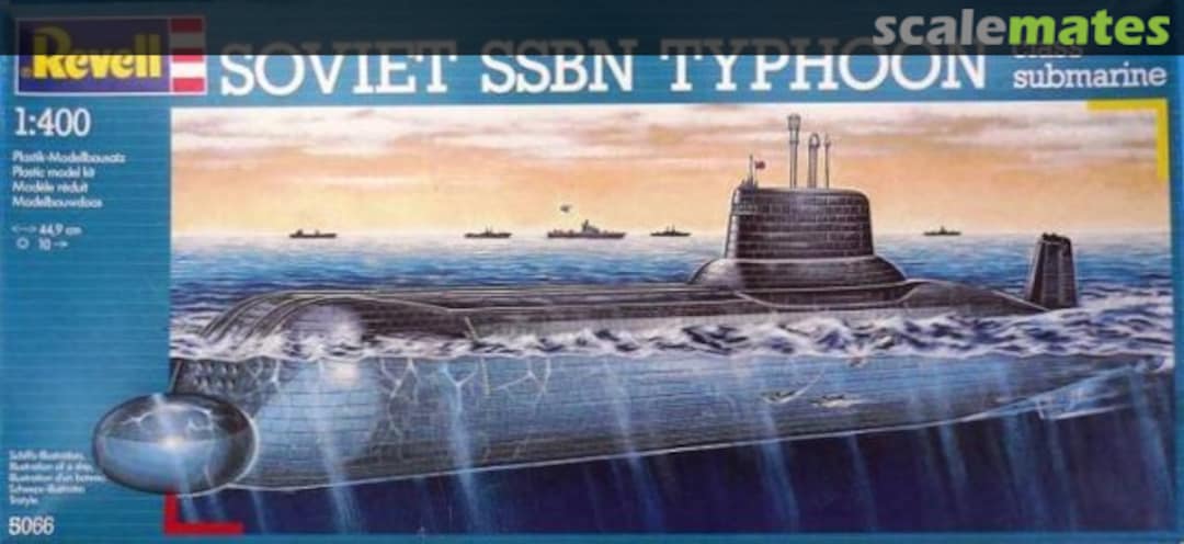 Boxart Submarine Typhoon Class 5066 Revell Boxart Submarine Typhoon Class 5066 Revell