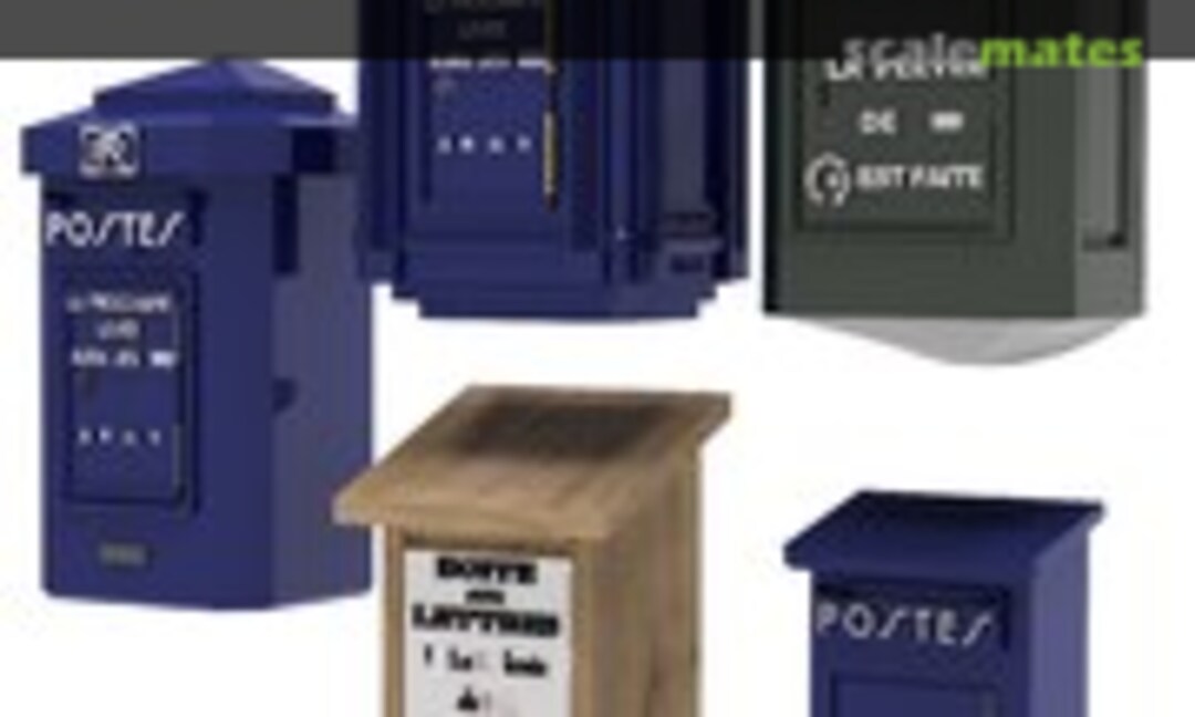 1:35 French mural post box (Ustilz UZ350019) UZ350019