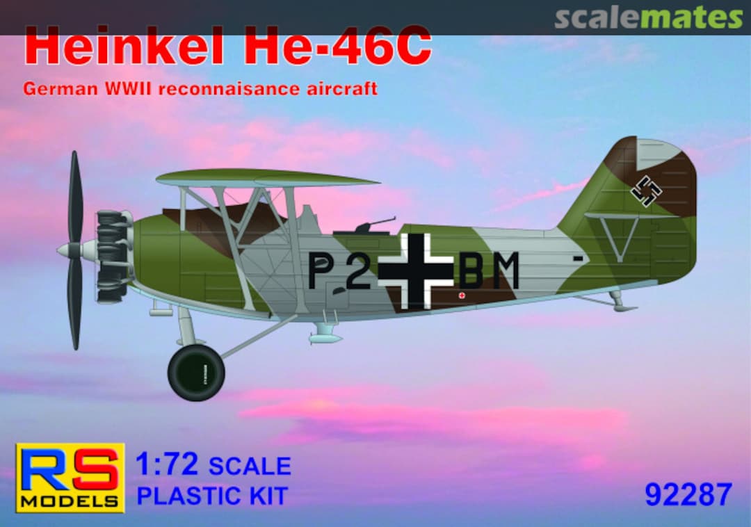 Boxart Heinkel He 46C 92287 RS Models Boxart Heinkel He 46C 92287 RS Models