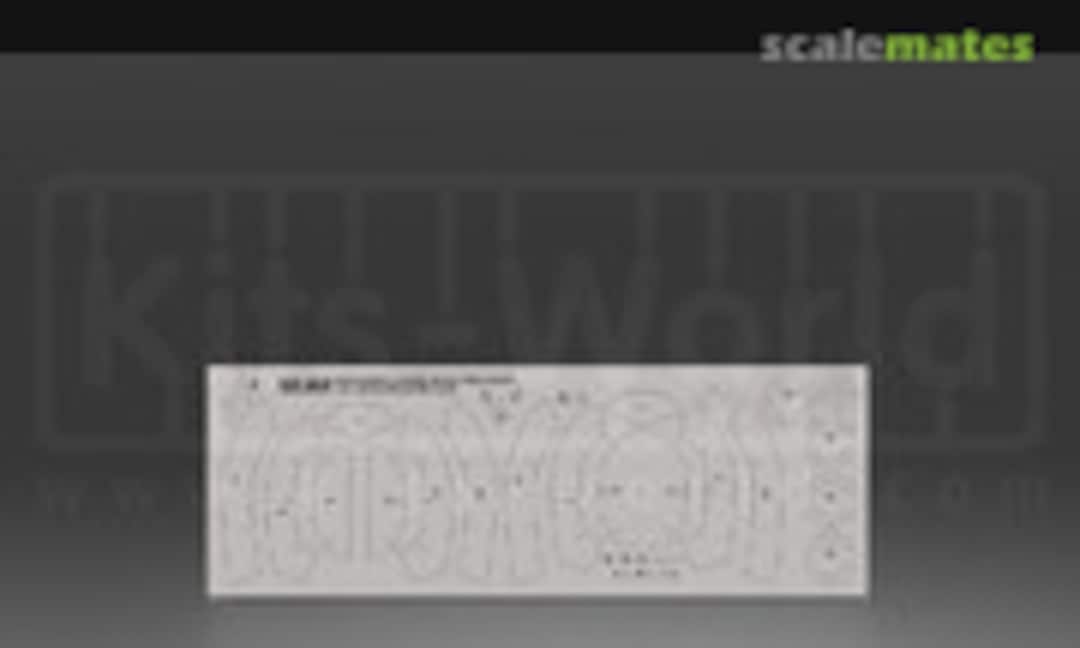 1:48 Lockheed Martin F-35A Lightning II Canopy/Wheel Mask (Kits-World KWM481047) KWM481047