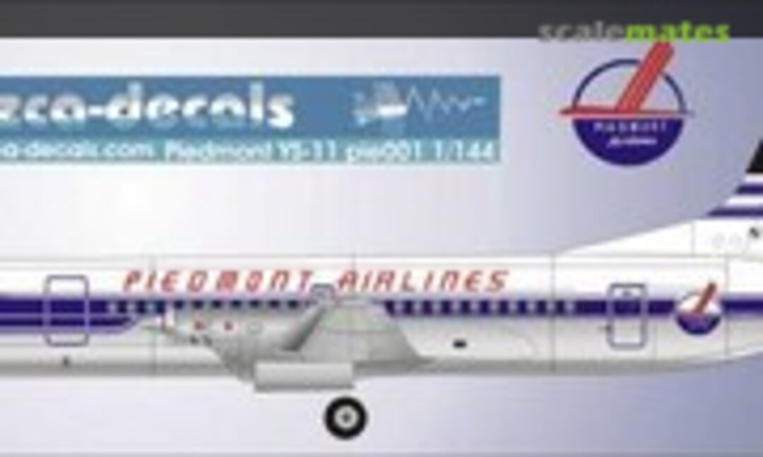1:144 Piedmont YS-11 (Nazca decals pie001) pie001