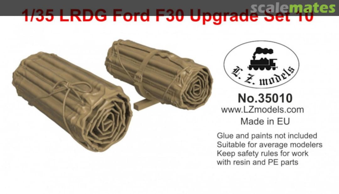 Boxart LRDG Ford F30 upgrade set 10 35010 L.Z. Models Boxart LRDG Ford F30 upgrade set 10 35010 L.Z. Models