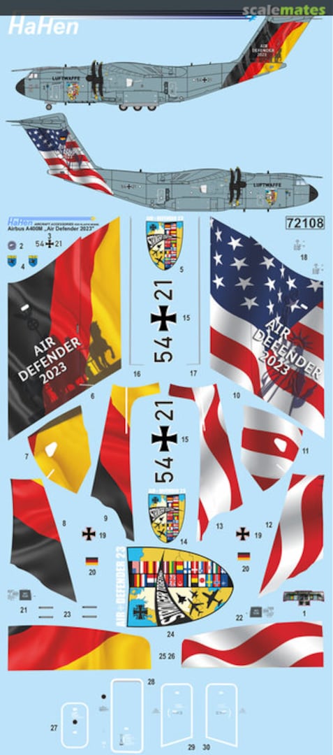 Boxart Airbus A-400M "Air Defender" 72108 HaHen Boxart Airbus A-400M "Air Defender" 72108 HaHen
