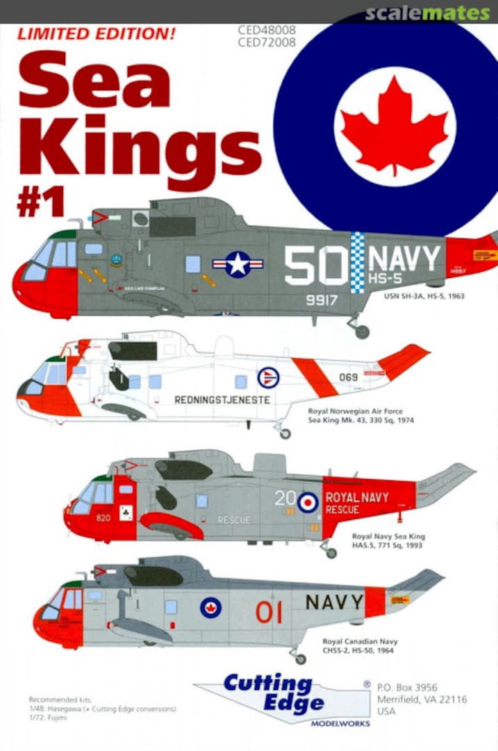Boxart Sea Kings #1 CED48008 Cutting Edge Modelworks Boxart Sea Kings #1 CED48008 Cutting Edge Modelworks