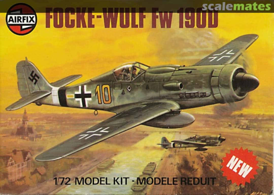 Boxart Focke-Wulf Fw 190D 01064-7 Airfix Boxart Focke-Wulf Fw 190D 01064-7 Airfix
