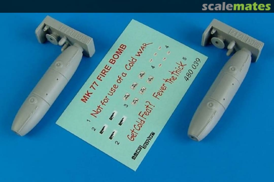 Boxart Mk-77 Mod. 4/5/6 fire bombs 480 039 Aerobonus Boxart Mk-77 Mod. 4/5/6 fire bombs 480 039 Aerobonus