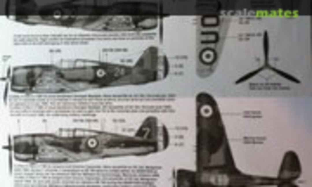 1:72 Curtiss Hawk Aces of GC II/4 (Berna Decals BD 72-64) BD 72-64