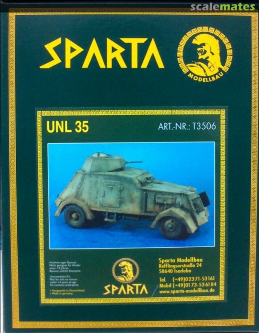 Boxart UNL 35 T3506 SPARTA Modellbau Boxart UNL 35 T3506 SPARTA Modellbau