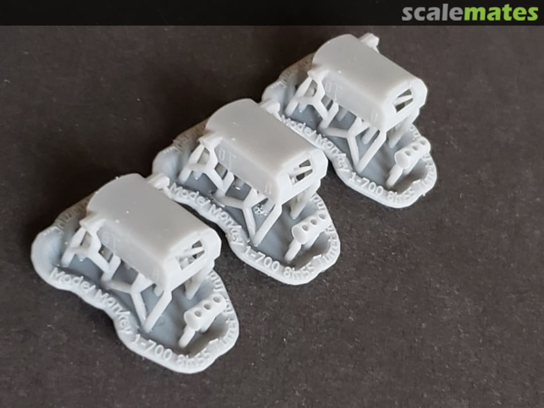 Boxart 8"/55 cal. Turrets for USS Indianapolis, USS Portland and Northampton class 700-CA26 Trrts Model Monkey Boxart 8"/55 cal. Turrets for USS Indianapolis, USS Portland and Northampton class 700-CA26 Trrts Model Monkey