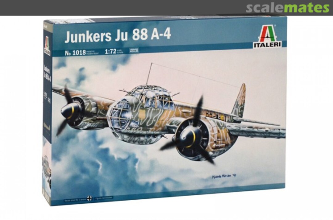 Boxart Junkers Ju 88 A-4 1018 Italeri Boxart Junkers Ju 88 A-4 1018 Italeri