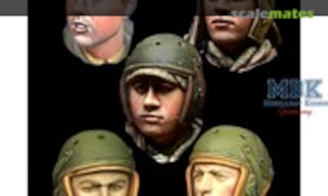 1:35 WW2 US Tanker Head Set (Alpine Miniatures H020) H020