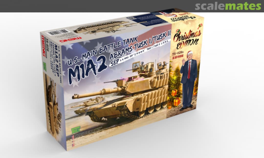 Boxart M1A2 Abrams TUSK I/TUSK II SEP TS-026s Meng Model Boxart M1A2 Abrams TUSK I/TUSK II SEP TS-026s Meng Model