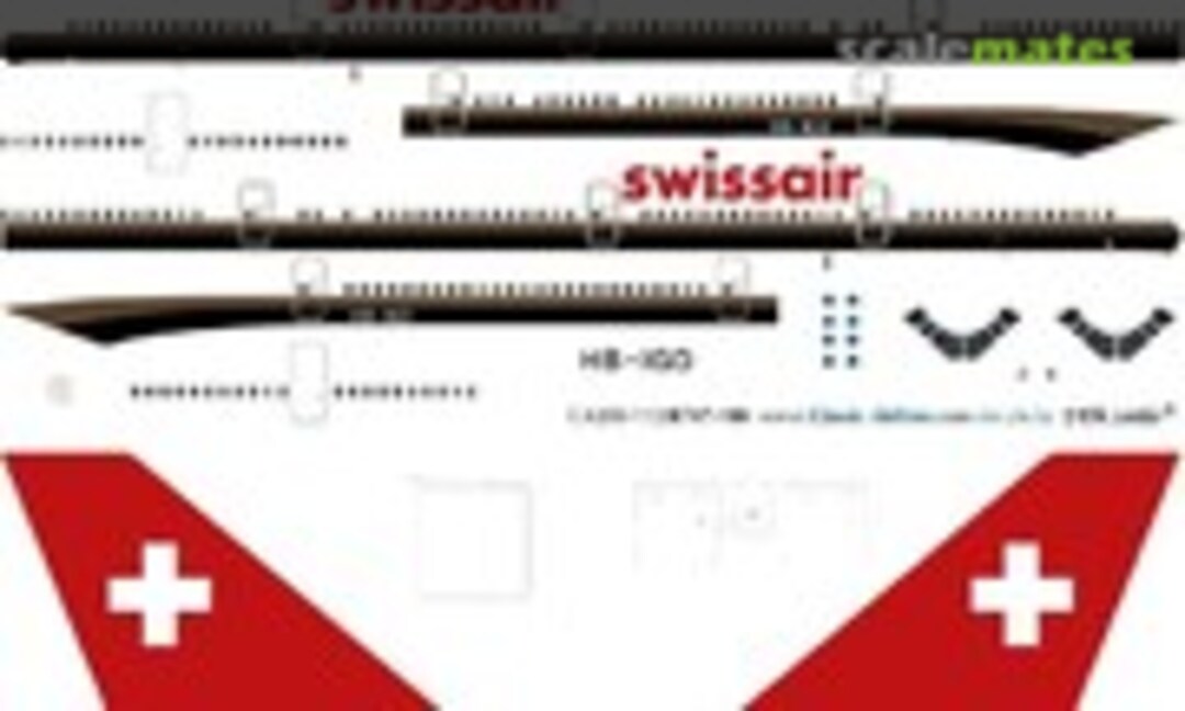 1:200 Swissair 2nd 747 (Classic Airlines CA200-112) CA200-112