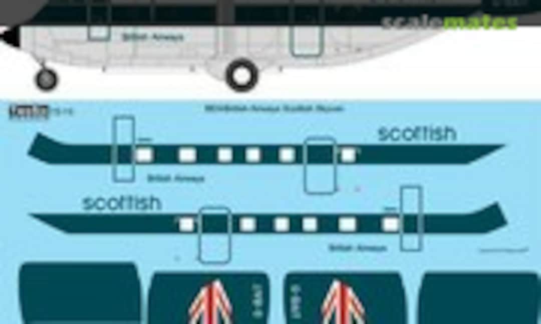 1:72 BEA/British Airways Scottish Skyvan (26 Decals 72-13)