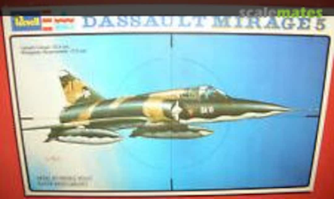 Boxart Dassault Mirage 5 H-2285 Revell/ESCI Boxart Dassault Mirage 5 H-2285 Revell/ESCI