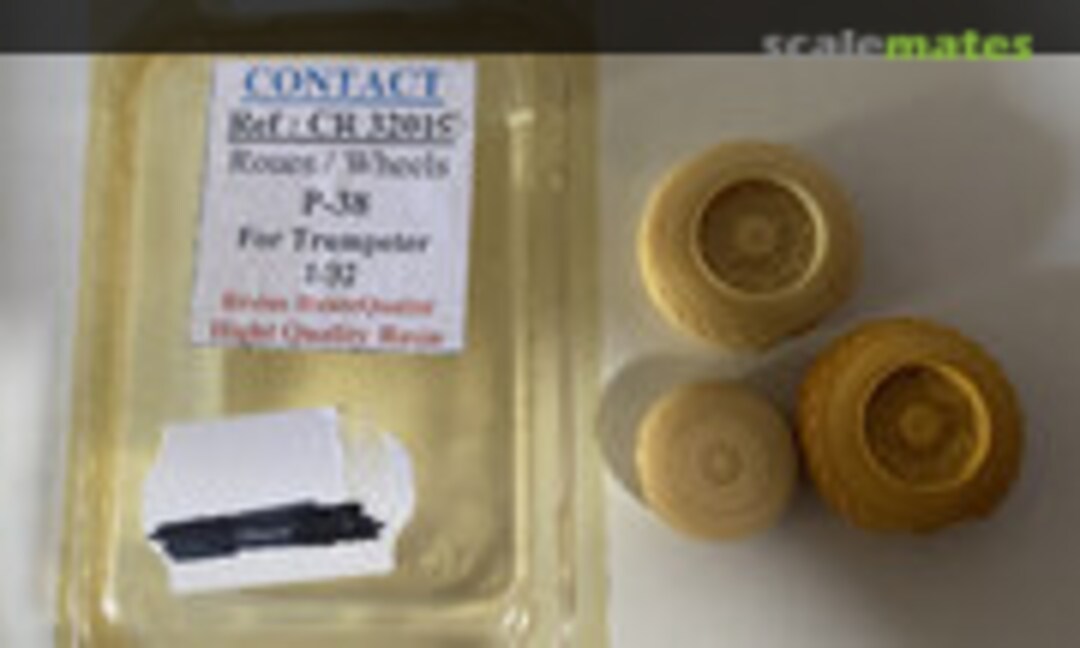 1:32 P-38 Weighted Wheels (Contact-Resine CR32015) CR32015