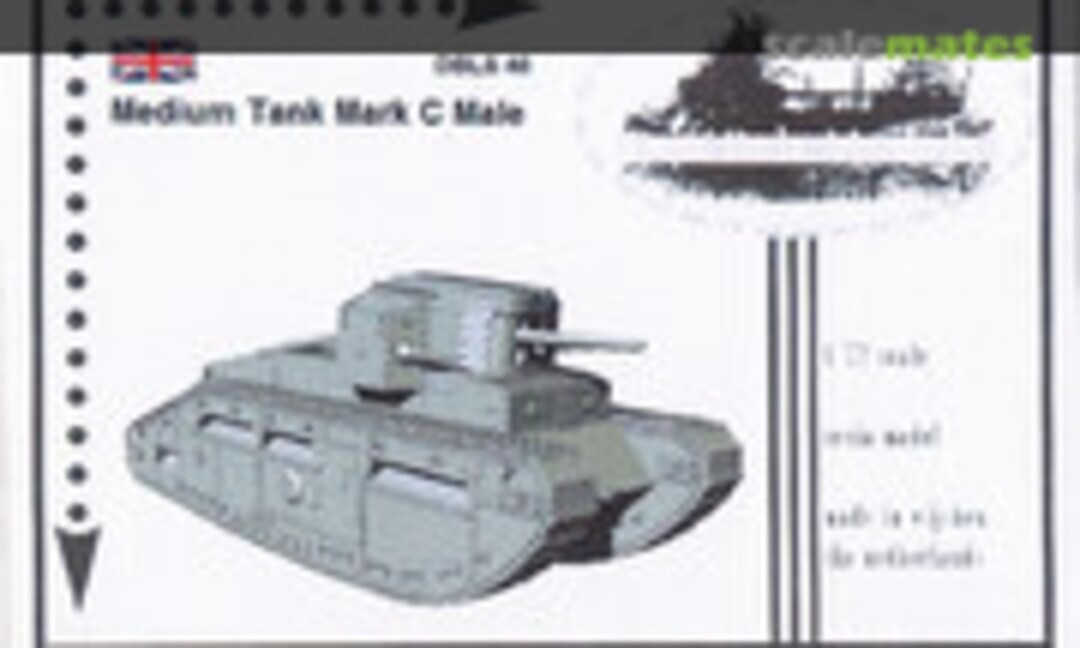 1:72 Medium Tank Mark C Male (Den Bels Models DBLS 46) DBLS 46