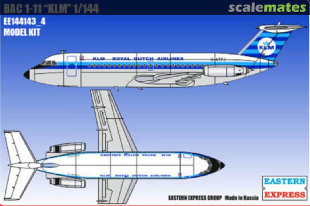 Boxart BAC 1-11 KLM EE144143-4 Eastern Express Boxart BAC 1-11 KLM EE144143-4 Eastern Express