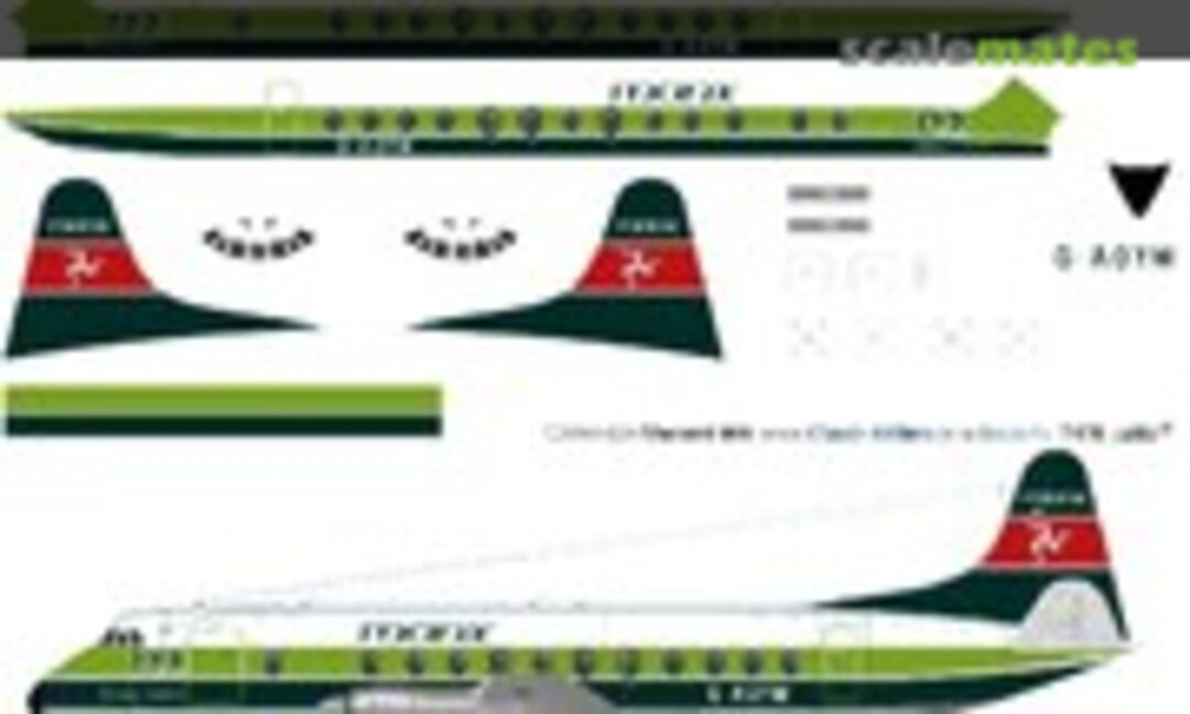 1:144 Manx Viscount 800 (Classic Airlines CA144-624) CA144-624