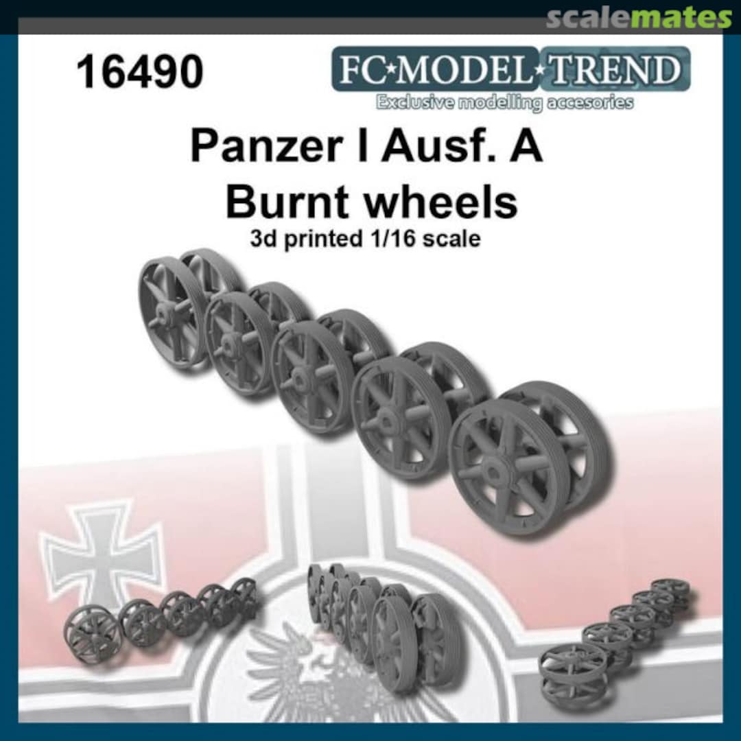 Boxart Panzer I Ausf. A burnt wheels 16790 FC Model Trend