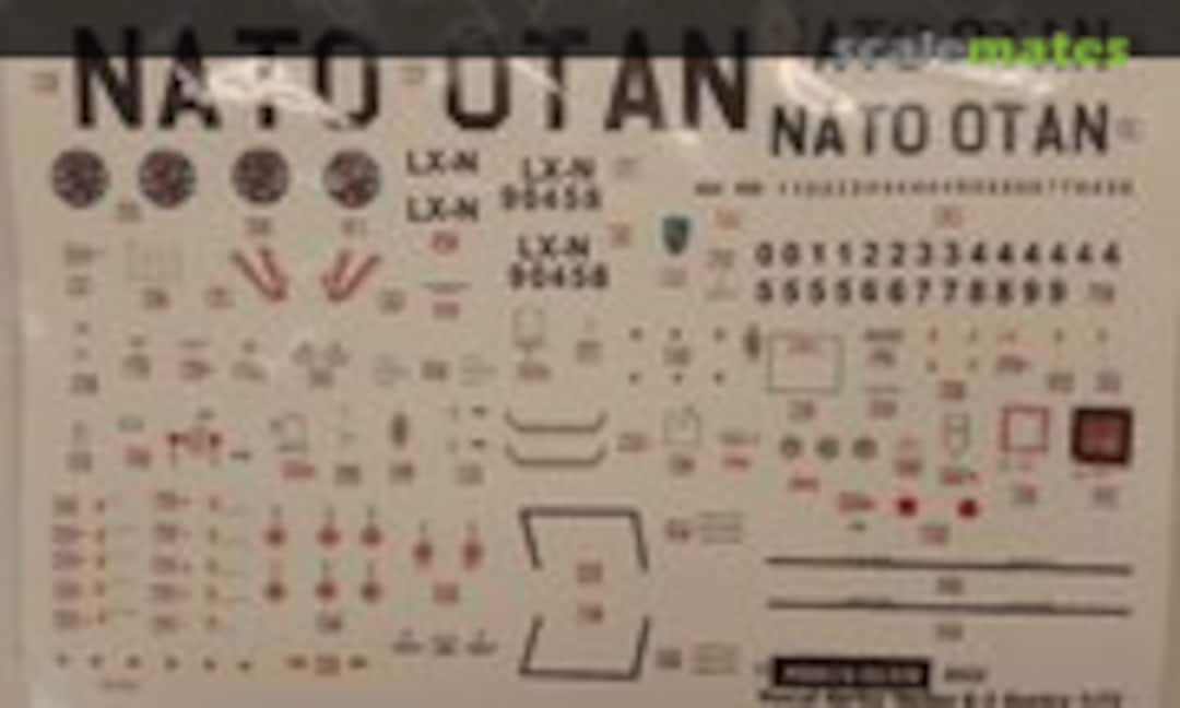 1:72 Decals für/for NATO E-3A SENTRY (AWACS-Resin NA) NA