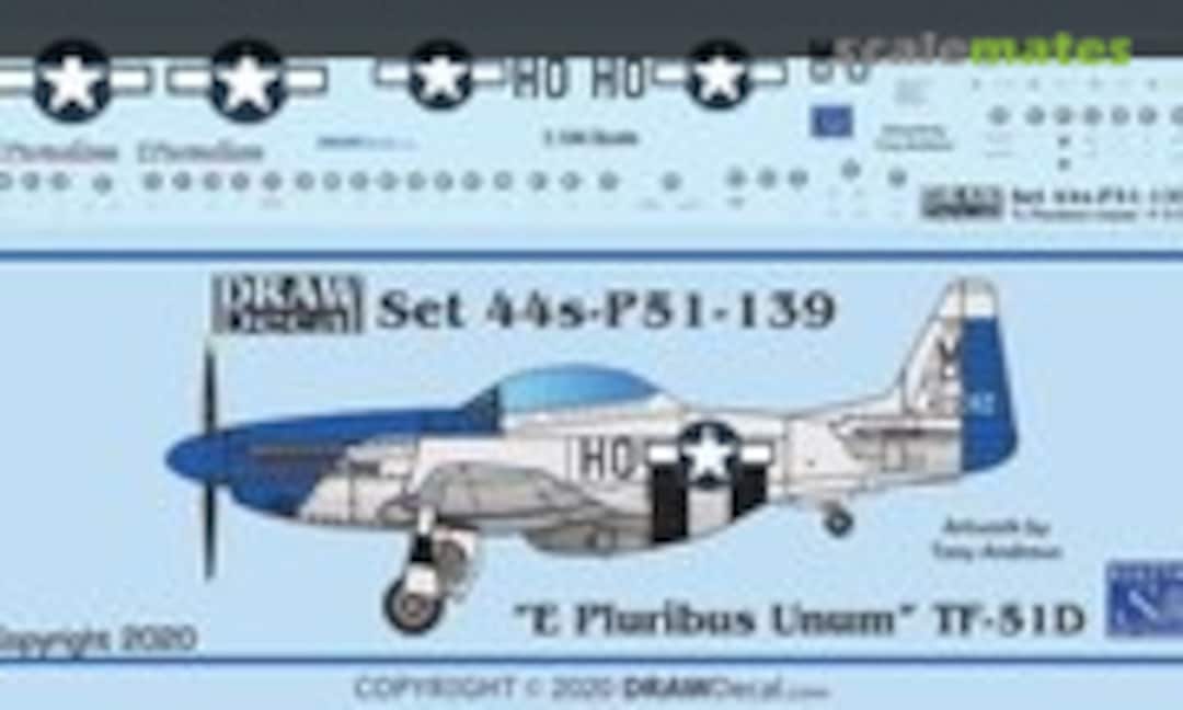 1:144 “E Pluribus Unum” TF-51D (Draw Decal 44-P51-139) 44-P51-139