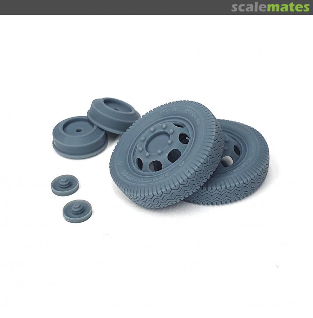 Boxart Opel Maultier road wheels (weighted) type 2 AFVs35-140 Pimp my Miniatures Boxart Opel Maultier road wheels (weighted) type 2 AFVs35-140 Pimp my Miniatures