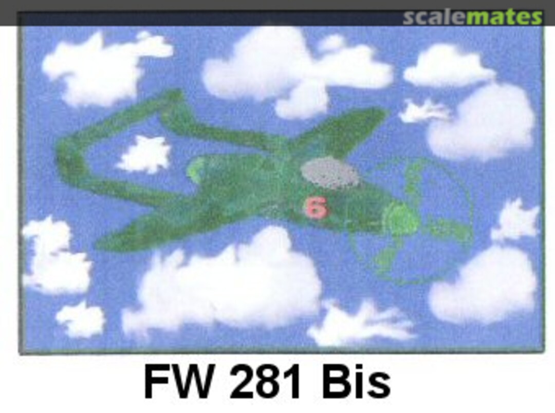 Boxart Focke-Wulf Fw 281 bis 72051 VAMI Models Boxart Focke-Wulf Fw 281 bis 72051 VAMI Models