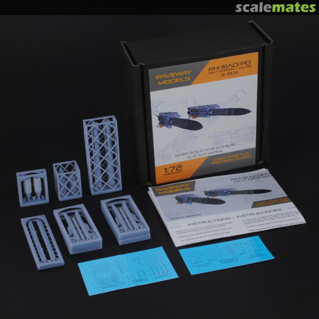 Contents KH-31 AD/PD + AKU-58 PMS72-0067 Paveway Models