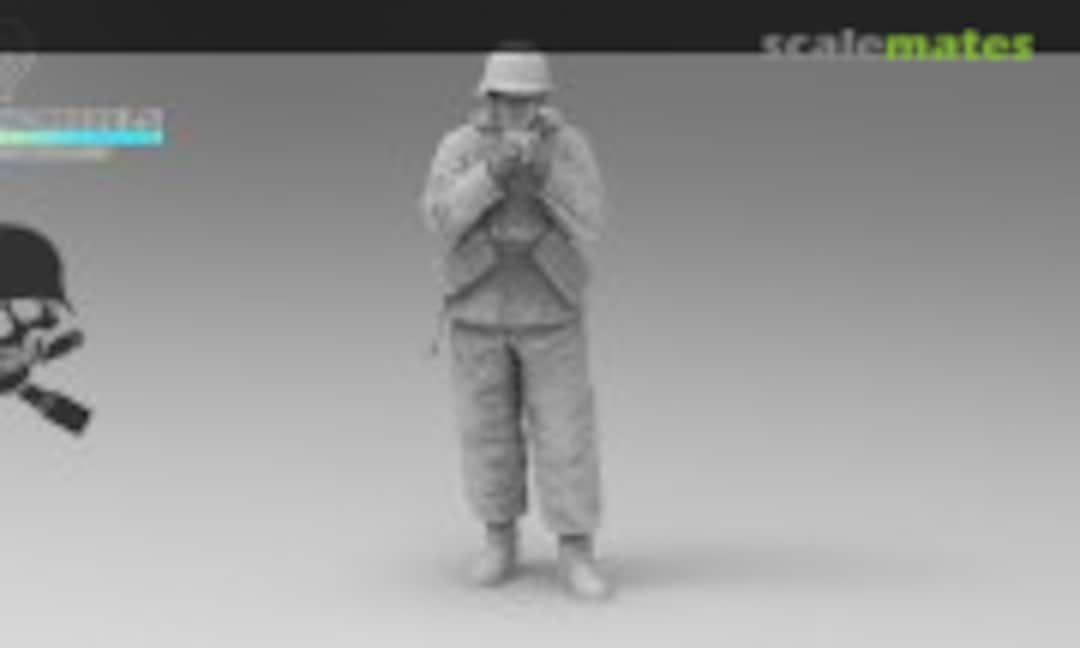 1:35 Infantryman "Totenkopf" in winter dress coffee break (Eastern Front, 1943-44) (BlackSnake Model Totenkopf-01) Totenkopf-01