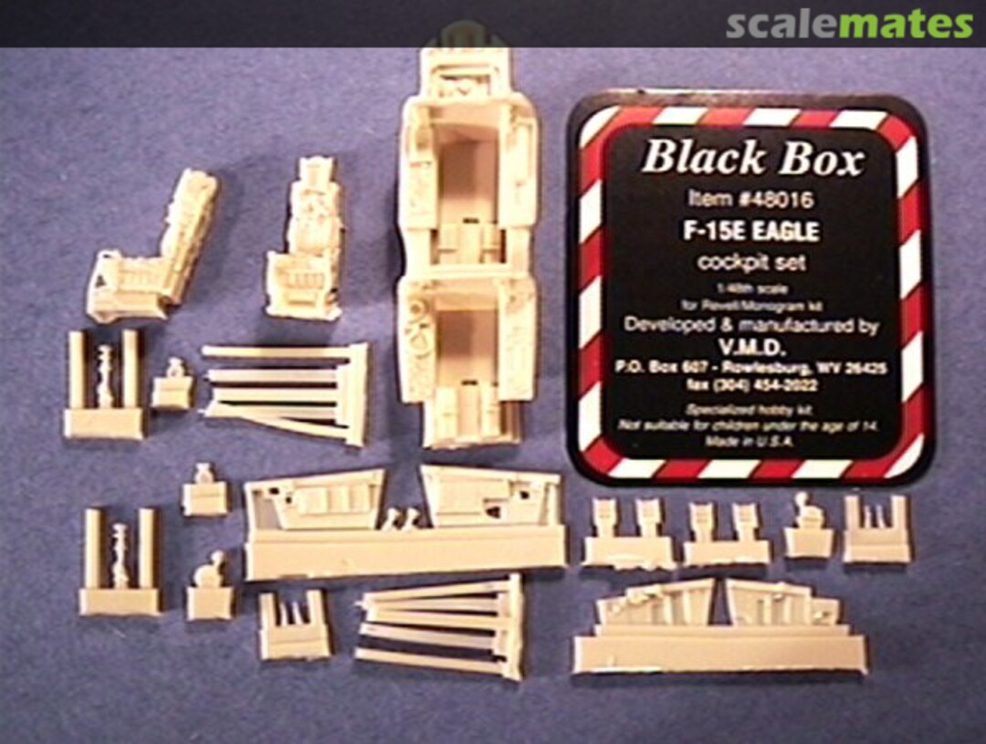 Boxart F-15E Eagle cockpit set 48016 Black Box Boxart F-15E Eagle cockpit set 48016 Black Box