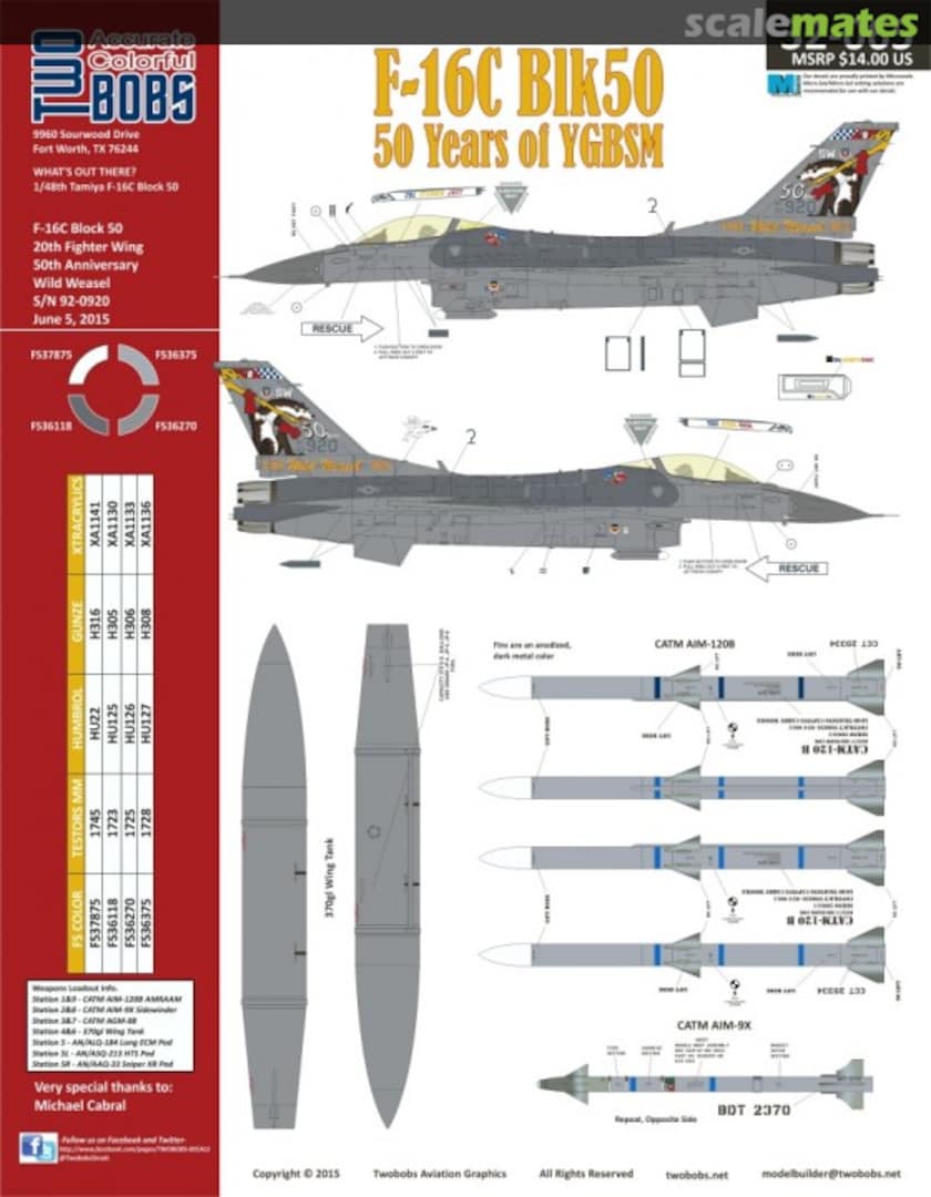 Boxart F-16C Blk50 50 Years of YGBSM 32-065 TwoBobs Aviation Graphics Boxart F-16C Blk50 50 Years of YGBSM 32-065 TwoBobs Aviation Graphics
