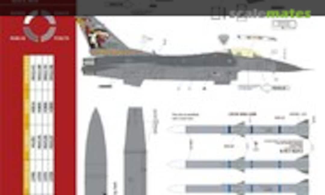 1:32 F-16C Blk50 50 Years of YGBSM (TwoBobs Aviation Graphics 32-065) 32-065