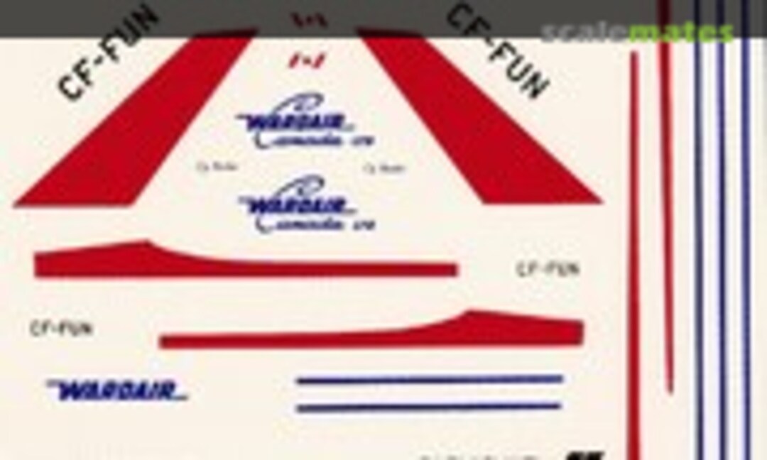 1:144 Boeing 727-100 (Carmichael Decals NTL-C-10) NTL-C-10