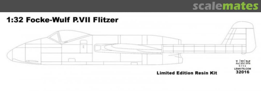 Boxart Focke-Wulf P VII "Flitzer" 32016 LEM Kits Boxart Focke-Wulf P VII "Flitzer" 32016 LEM Kits
