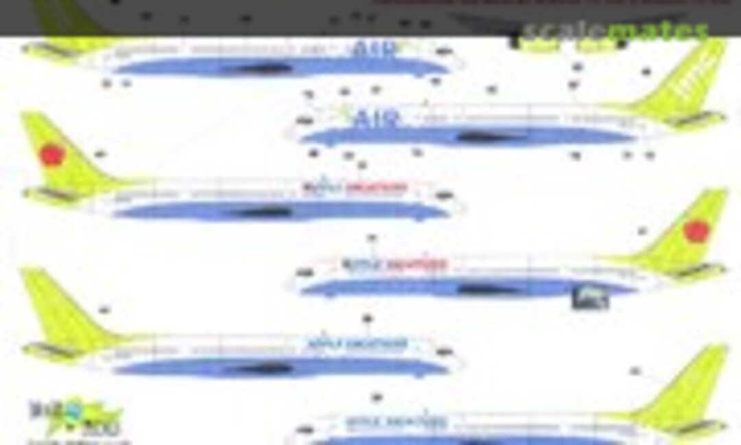 1:144 Boeing 737-300, 757-200 (Brasil Decals BD144-172) BD144-172