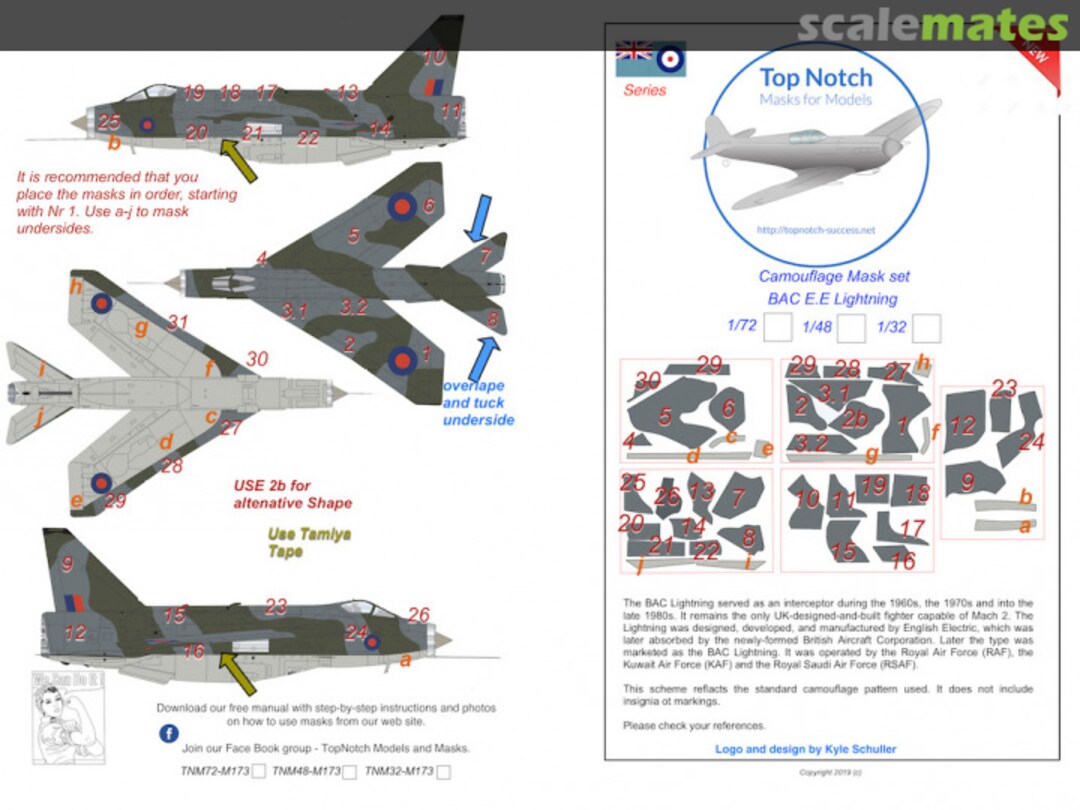 Boxart BAC E.E Lightning TNM48-M173 TopNotch Boxart BAC E.E Lightning TNM48-M173 TopNotch