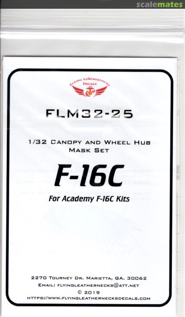 Boxart Lockheed-Martin F-16C FLM32-25 Flying Leathernecks Boxart Lockheed-Martin F-16C FLM32-25 Flying Leathernecks