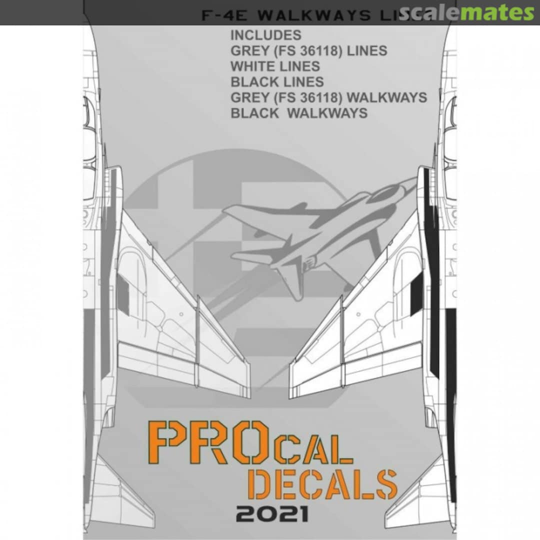 Boxart McDonnell F-4E/RF-4E Phantoms Walkways 72-102 PROcal Decals Boxart McDonnell F-4E/RF-4E Phantoms Walkways 72-102 PROcal Decals