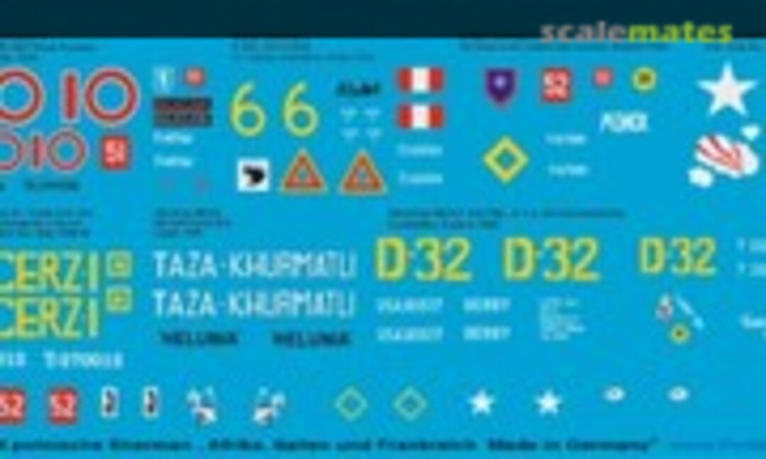 1:48 Englische und Polnische Sherman in Afrika-Italien und Frankreich (Peddinghaus-Decals 48 3379) 48 3379