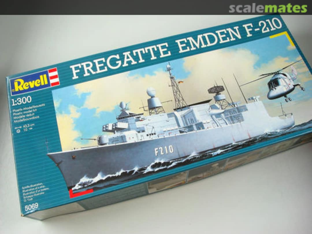 Boxart Fregatte Emden F-210 5069 Revell Boxart Fregatte Emden F-210 5069 Revell