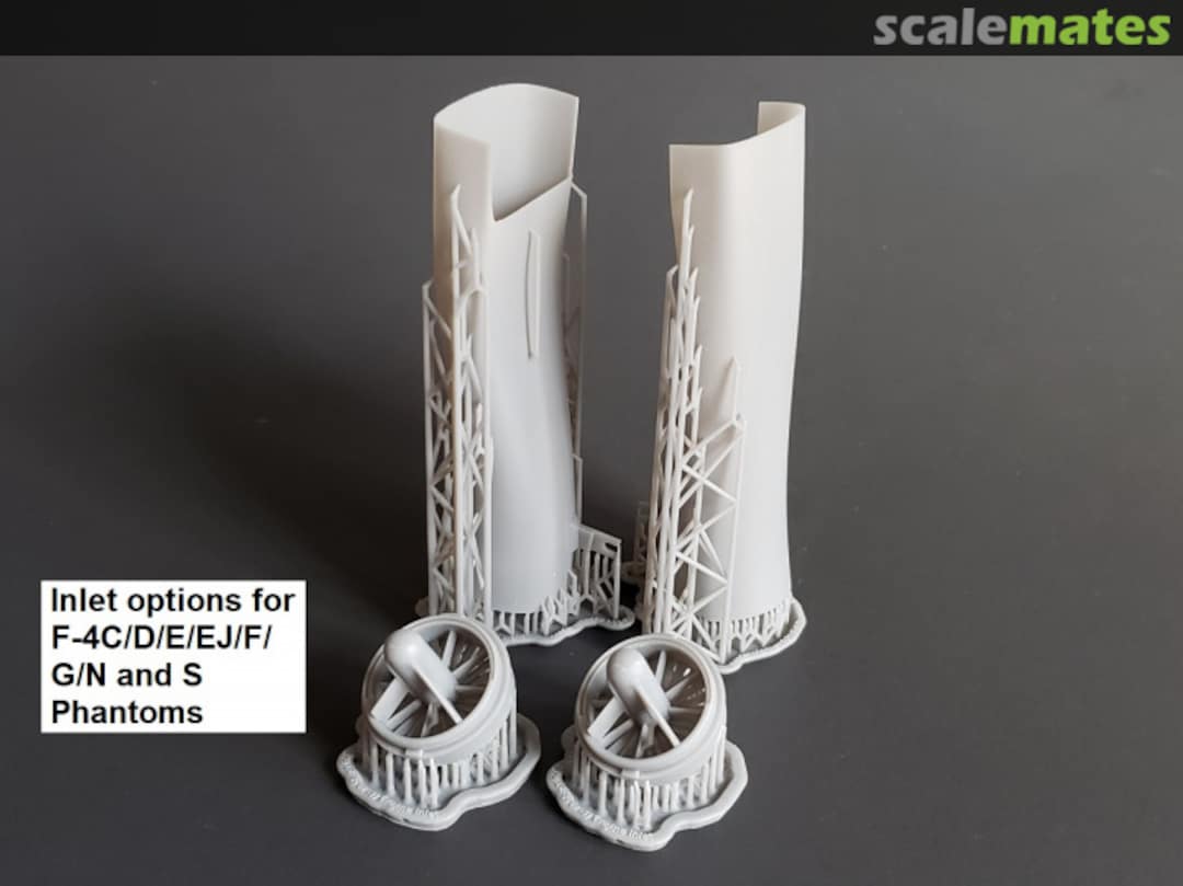 Boxart F-4 Phantom II Seamless Intake Ducts 32-F-4 Intakes-2 Model Monkey Boxart F-4 Phantom II Seamless Intake Ducts 32-F-4 Intakes-2 Model Monkey