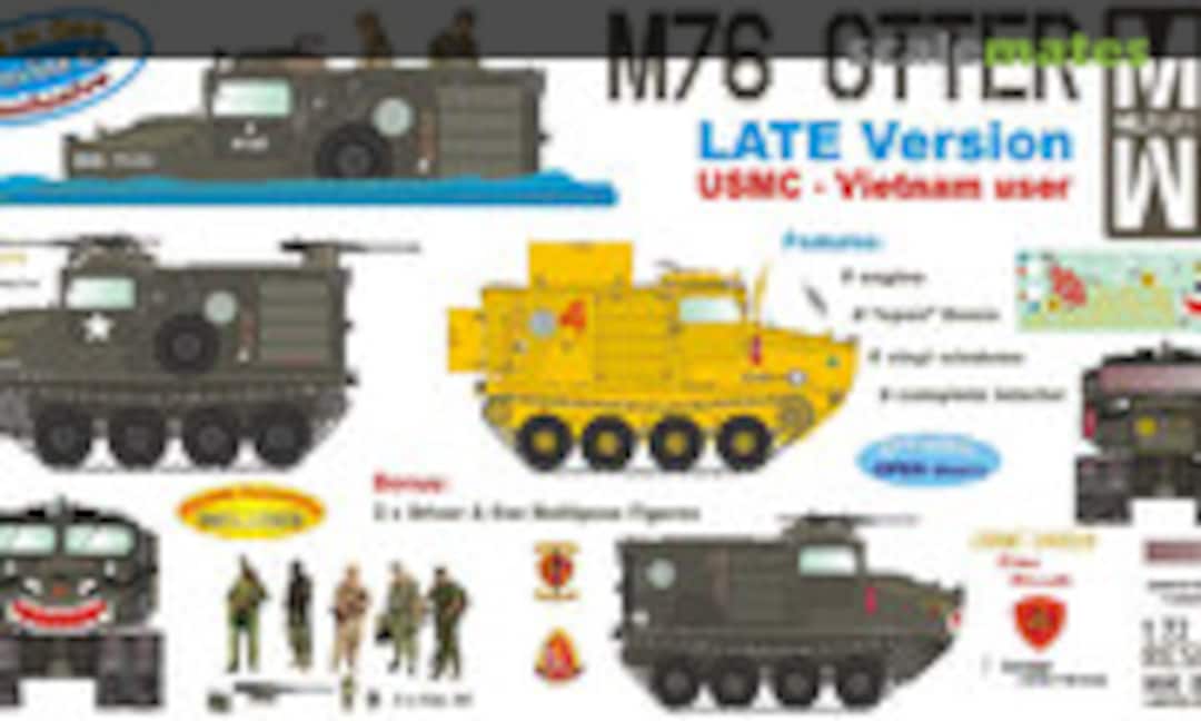 1:72 M76 Otter - PLUS Second Waterline - Late Type USMC Vietnam (Mil Mod MM 072 131) MM 072 131