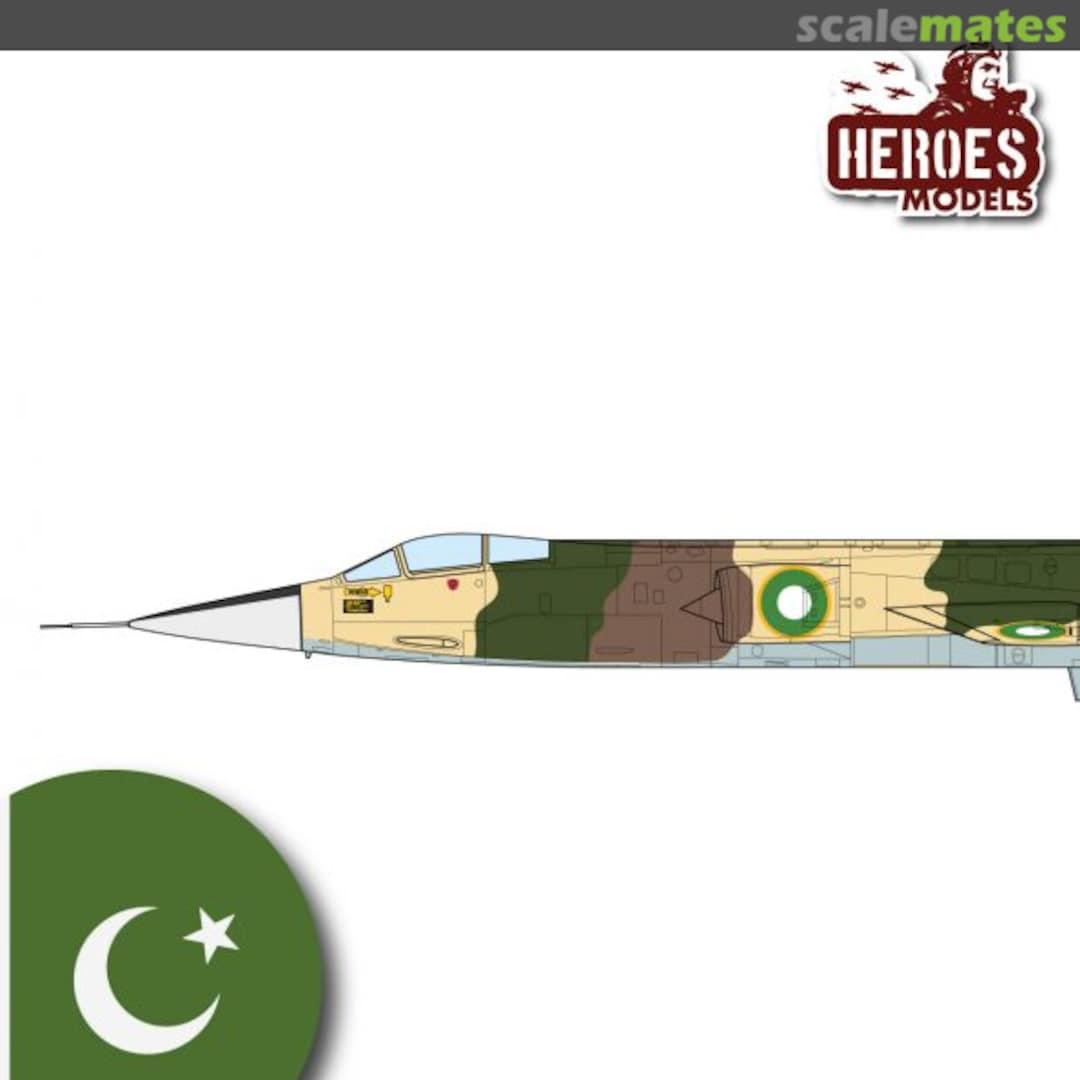 Boxart Lockheed F-104A Starfighter | Pakistan Air Force HM-OS14424 Heroes Models Boxart Lockheed F-104A Starfighter | Pakistan Air Force HM-OS14424 Heroes Models