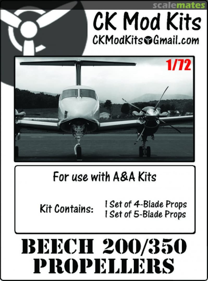 Boxart Beech 200/350 Propellers CK2308 CK Mod Kits Boxart Beech 200/350 Propellers CK2308 CK Mod Kits